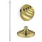 Silver and Golden Telescoping Al Flag Pole With US Flag, Ball and Eagle
